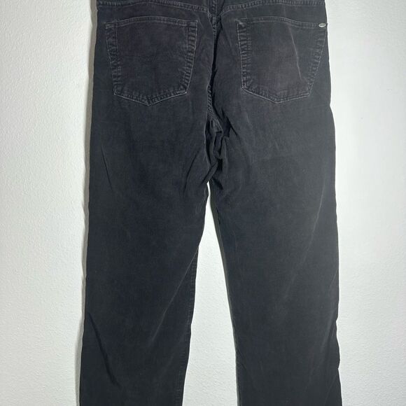 Mavi Jeans Mens 170 Max Mid Rise Straight Leg Black Corduroy Pants Size 36X 28 - Picture 3 of 12